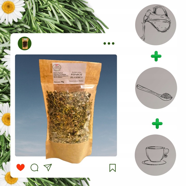 ZIOŁA WSPARCIE DLA SERCA ARYTMIA NIEDOKRWIENIE