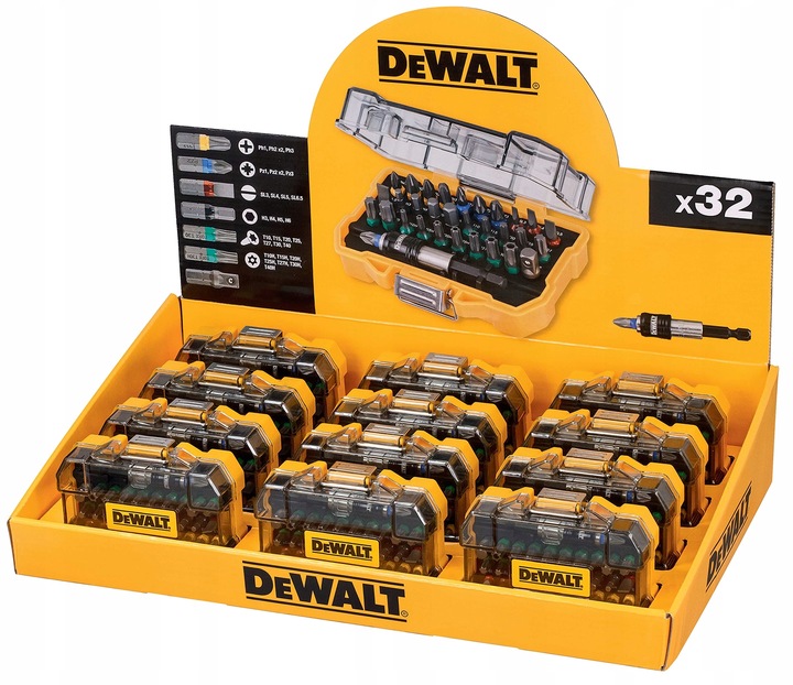 Zestaw Bitów Końcówek Wkrętarskich DeWalt DT7969