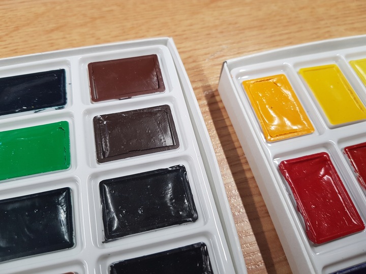 Zestaw AKWARELI SONNET 24 k do Zdobień Paznokci - oryginalne Farby Manicure