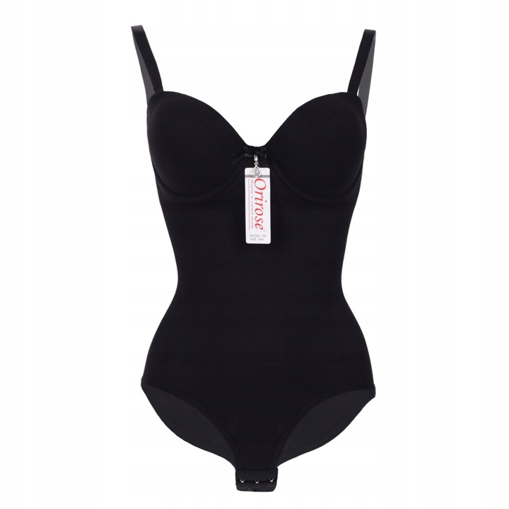 Orirose bezszwowe BODY mocno WYSZCZUPLAJĄCE MODELUJĄCE brzuch talię PUSH-UP