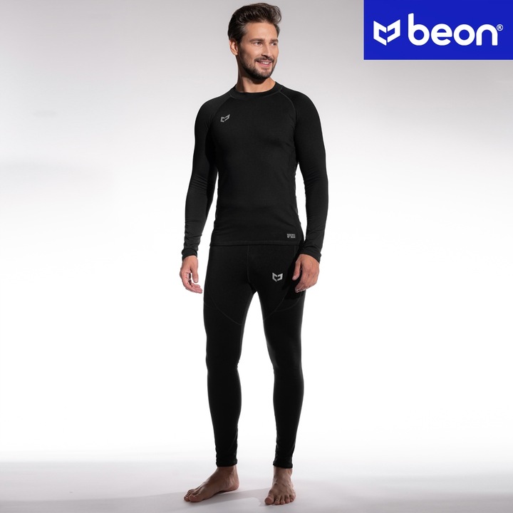 BIELIZNA TERMOAKTYWNA MĘSKA ODZIEŻ TERMICZNA KOMPLET ZESTAW NA ZIMĘ XL