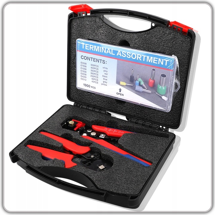 ZESTAW ŚCIĄGACZ IZOLACJI ZACISKARKA PRASKA SZEŚCIOKĄTNA DO TULEJEK