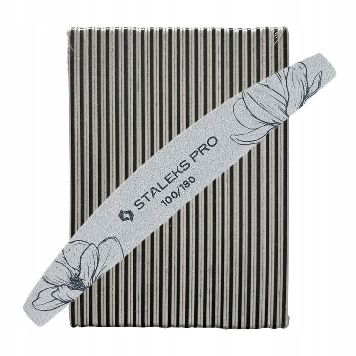 STALEKS Pilnik Łódka Do Paznokci Mineralny Expert 100/180 - 25 sztuk