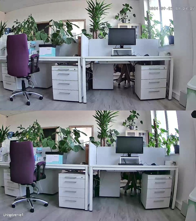 OBROTOWA KAMERA IP WIFI WEWNĘTRZNA NIANIA ELEKTRONICZNA DWA OBIEKTYWY 4MPx