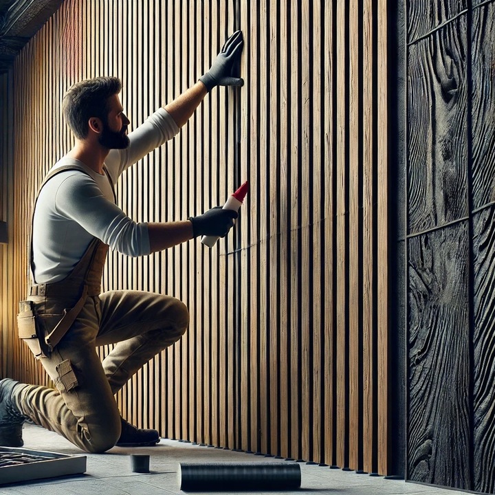 Lamele Ścienne na Płycie 275x46 Panele Dekoracyjne DĄB WOTAN SONOMA CRAFT