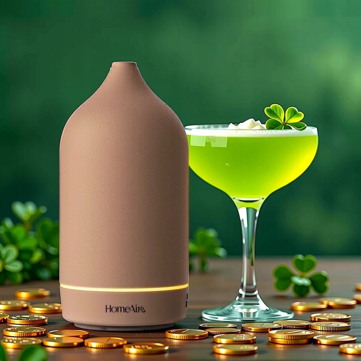 Dyfuzor Zapachowy Ceramiczny Aromaterapia CICHY Lampka Led 7 barw