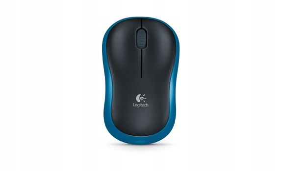 Mysz Bezprzewodowa Logitech M185 Niebieska - Idealna do biura