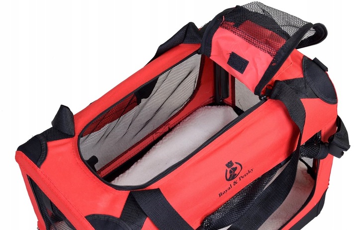Transporter dla psa kota torba transportowa DK1-01 czerwony