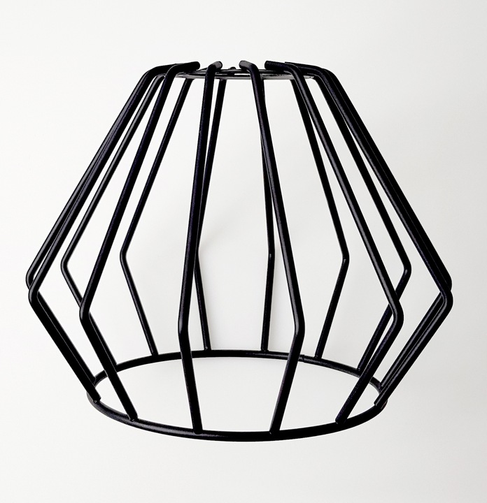 Klosz druciany METAL do lamp na E27 LOFT BRYLANT