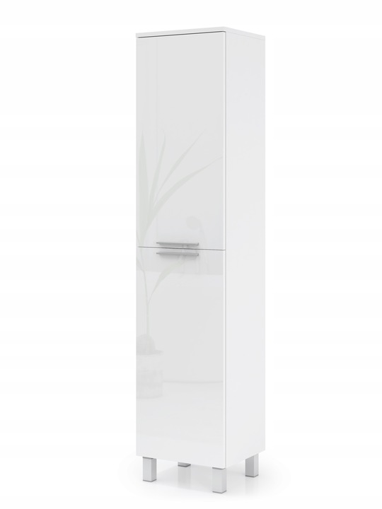 SŁUPEK ŁAZIENKOWY WYSOKI 40CM BIAŁY POŁYSK AKRYL