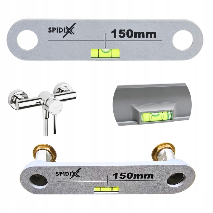 Zestaw szablonów z poziomicami do Geberit/Puszki/Krzywki LIBELLA