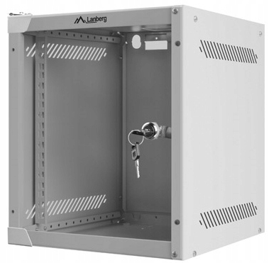6U Szafa RACK wisząca 10" szara Lanberg
