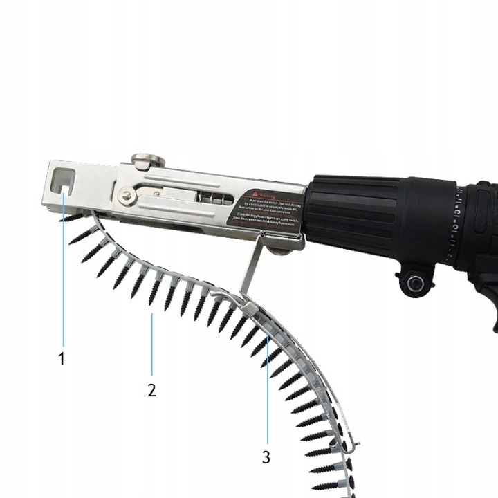 Adapter na taśmę z wkrętami do wkrętarki