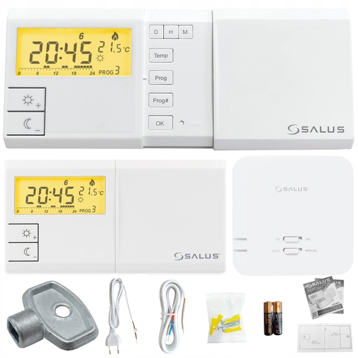 STEROWNIK BEZPRZEWODOWY SALUS 091flrfv2 Pokojowy pieca termostat regulator