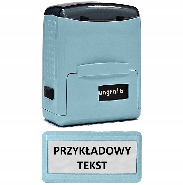 Pieczątka Wagraf B1s do 3 wersów - 12 kolorów obudowy do wyboru