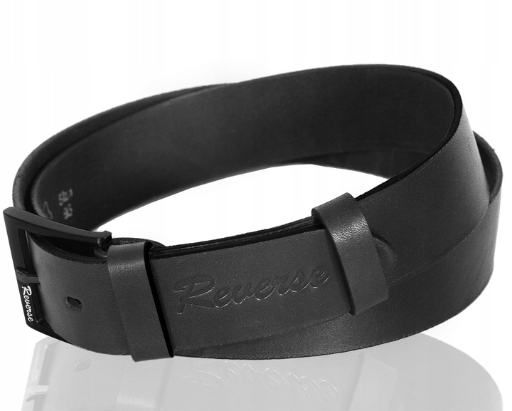 REVERSE Pasek męski SKÓRZANY pas do spodni CZR 120