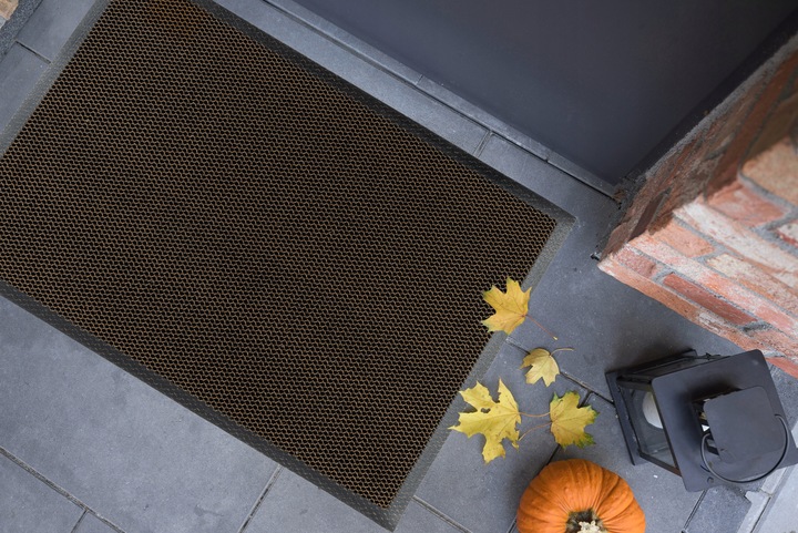 WYCIERACZKA POD DRZWI 60x90 WEJŚCIOWA ANTYPOŚLIZGOWA ZEWNĘTRZNA 3D SIATKA