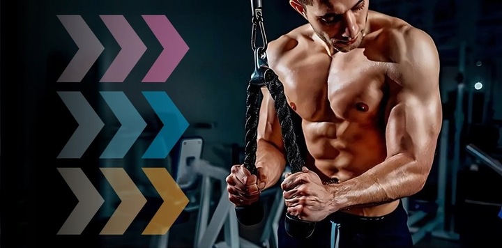 WYCIĄG GÓRNY DOLNY DO ĆWICZEŃ ŚCIANY SUFITU UCHWYT SZNUR ATLASU TRICEPS