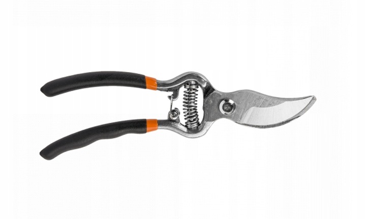 Sekator do Pędów krzewów gałęzi OSTRY mocny 8,5'' Antypoślizgowe