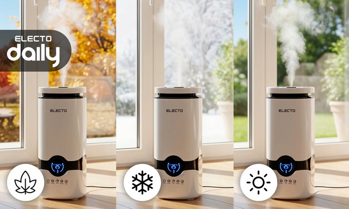 NAWILŻACZ POWIETRZA DYFUZOR JONIZATOR 4L AROMATERAPIA PILOT + 12