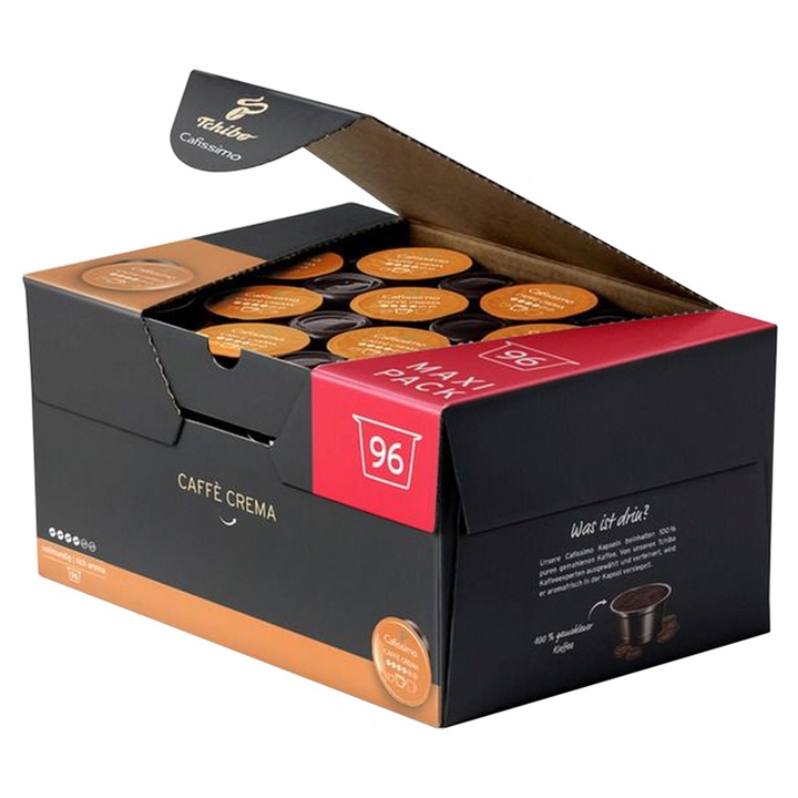 Tchibo Cafissimo Caffe Crema Vollmundig 96 kapsułek Import z Niemiec