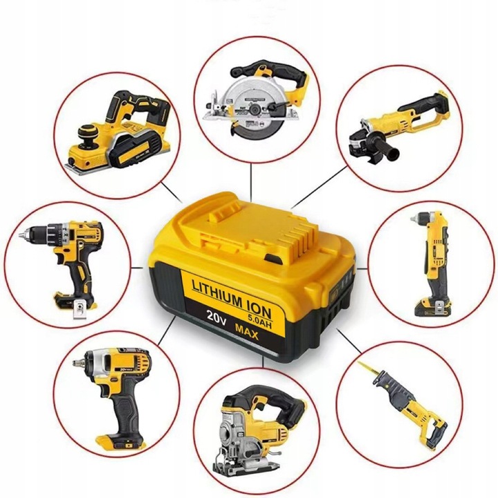 AKUMULATOR DO DEWALT 18V 5Ah DCB 182 DCB184 XR XJ