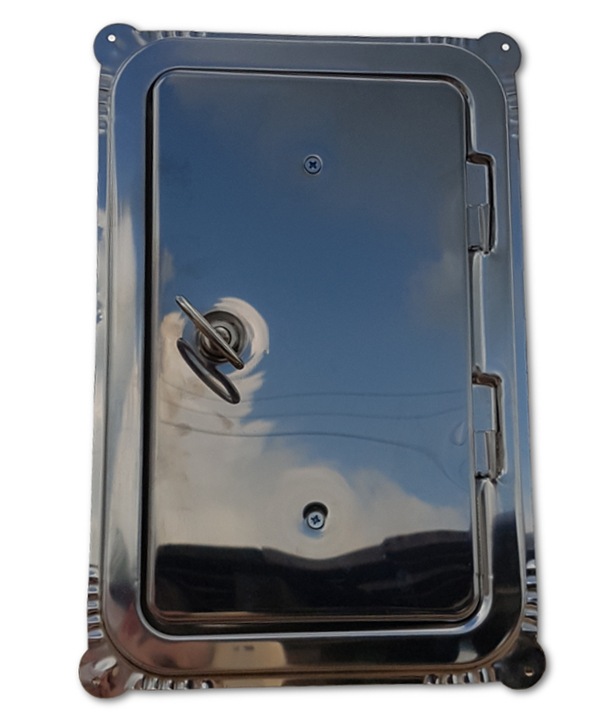 Drzwiczki kominowe do wyczystki 13/26 rewizyjne inox kwas izolowane