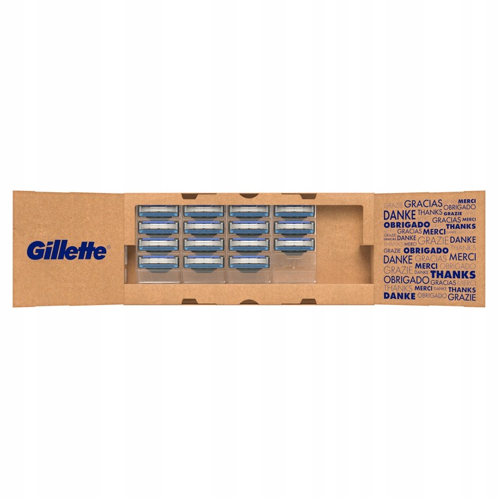 Gillette Mach3, Wkłady wymienne z 3 ostrzami do maszynki, 15 sztuk