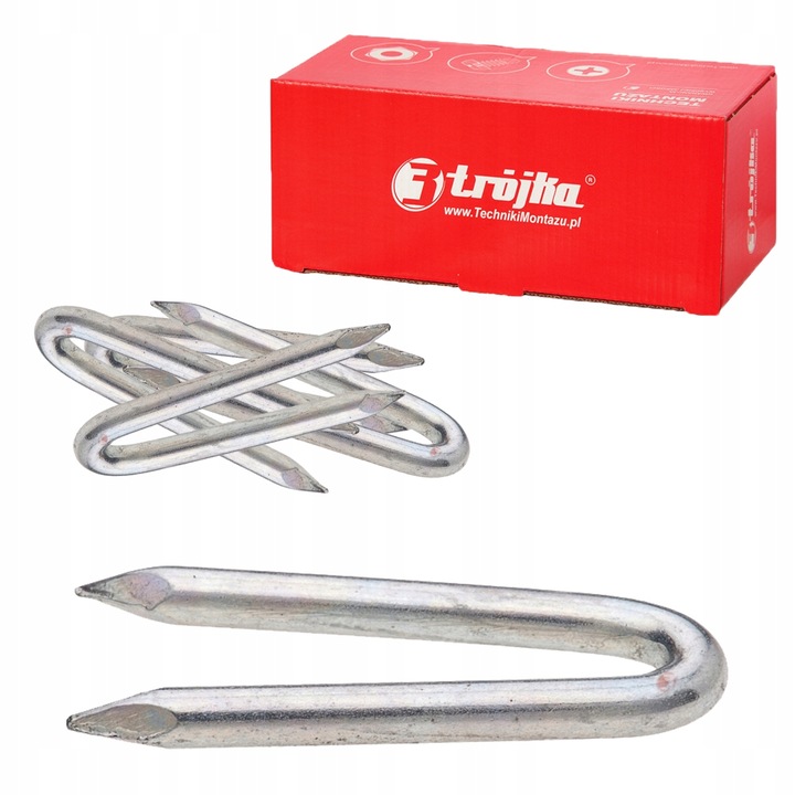 SKOBLE OCYNK GWOŹDZIE SIATKA LEŚNA 3.8 x 38 - OPAKOWANIE 5kg