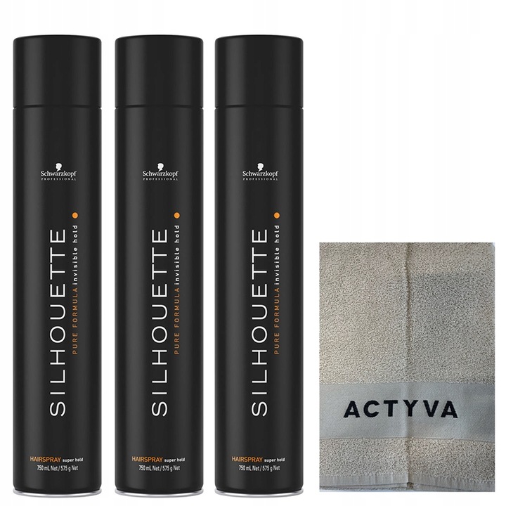 Schwarzkopf Silhouette Super Hold Bardzo mocny lakier do włosów 750ml