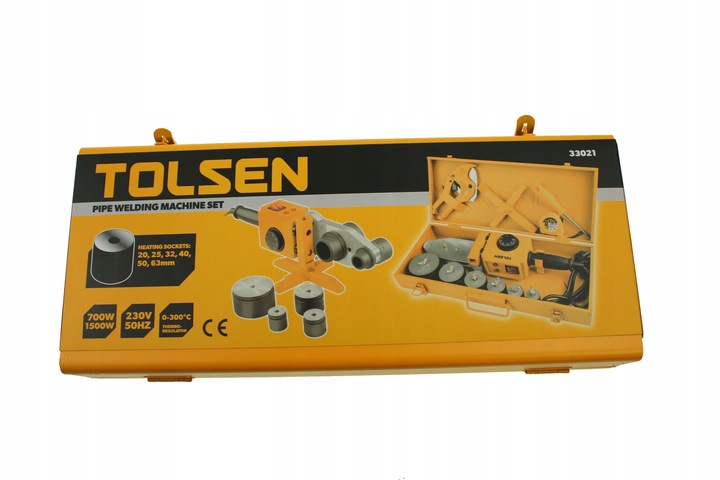 Zgrzewarka do rur 20-25-32-40-50-63mm / 700W-1500W / ZESTAW WALIZKOWY