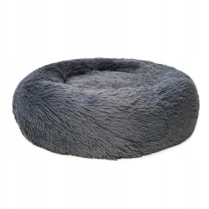 LEGOWISKO WŁOCHATE PLUSZOWE DLA KOTA CIEPŁE I MIĘKKIE POSŁANIE S 50cm