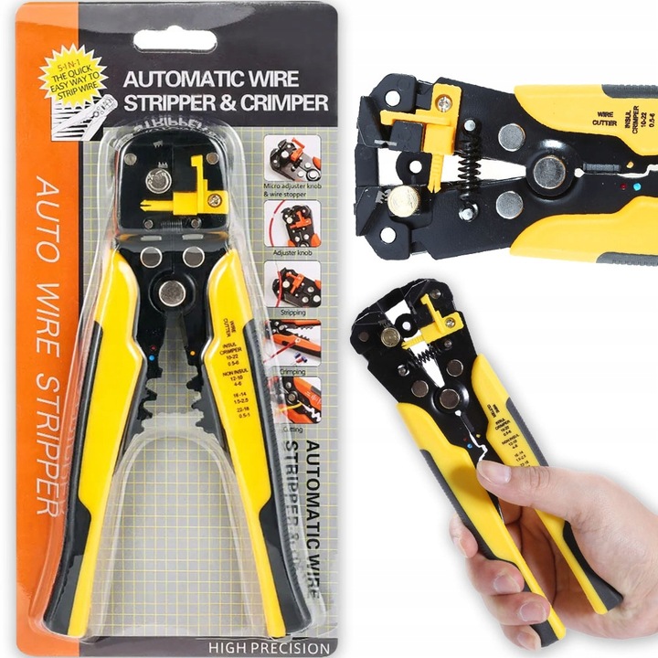 Automatyczne Szczypce Do Ściągania Izolacji Ściągacz Zaciskarka Przewodów