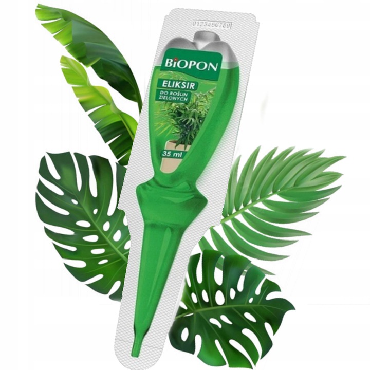 BIOPON NAWÓZ ODŻYWKA ELIKSIR DO ROŚLIN ZIELONYCH działa do 4 tygodni