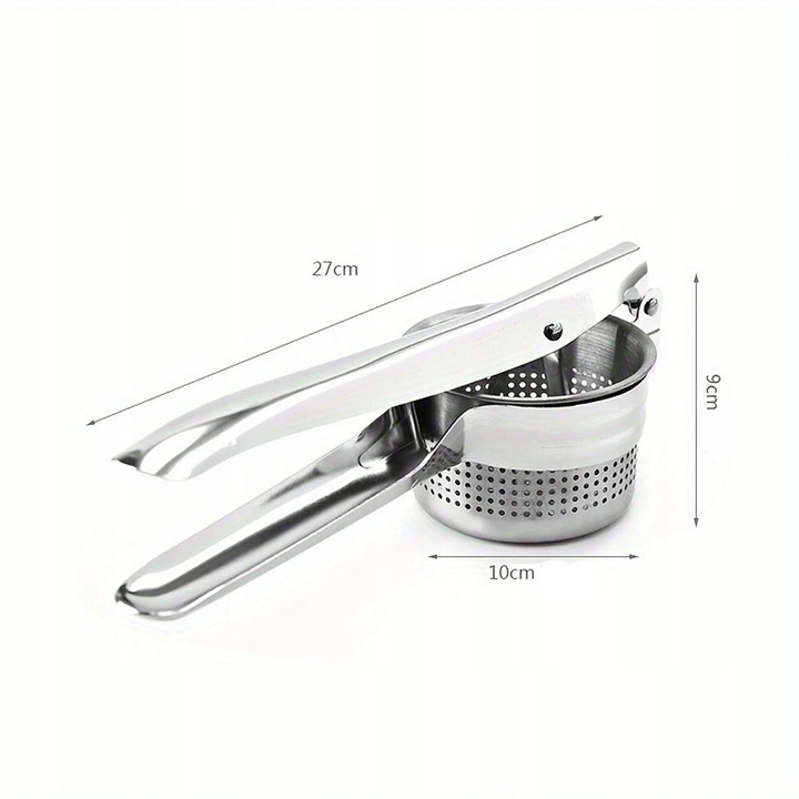 PRASKA DO ZIEMNIAKÓW WARZYW STAL NIERDZEWNA WYCISKARKA TŁUCZEK