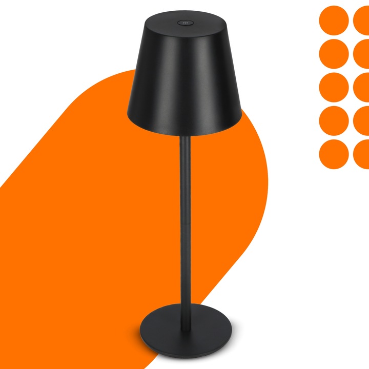 Lampka Na Biurko Biurkowa LED Dotyk Akumulatorowa Ściemniacz 3 Barwy