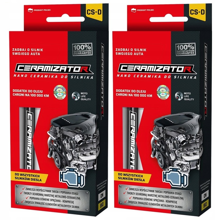 Ceramizator CS-D rewitalizacji silników Diesla 2szt.
