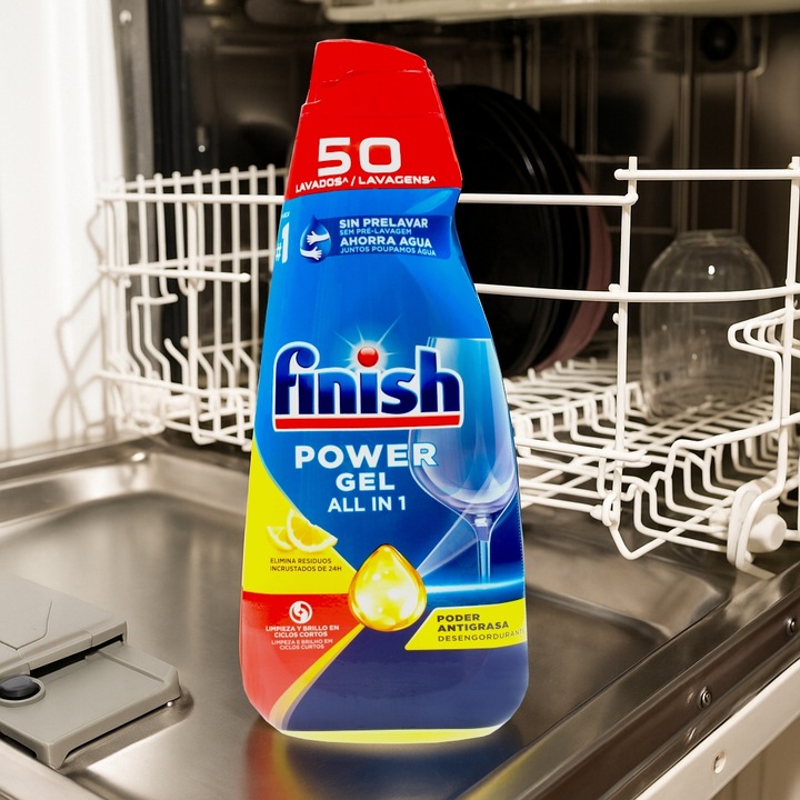 Finish Żel 1l do Zmywarki All-in-1 Power Max Lemon