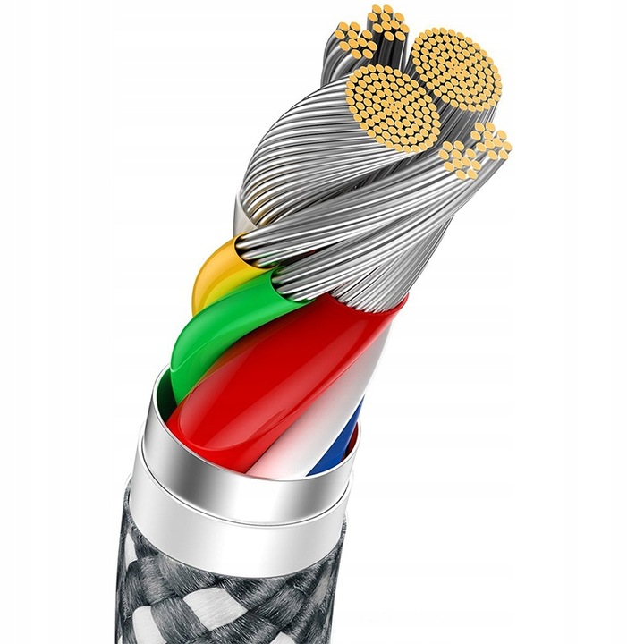 Kabel Baseus USB-C do USB-C, przewód 2m, 100W