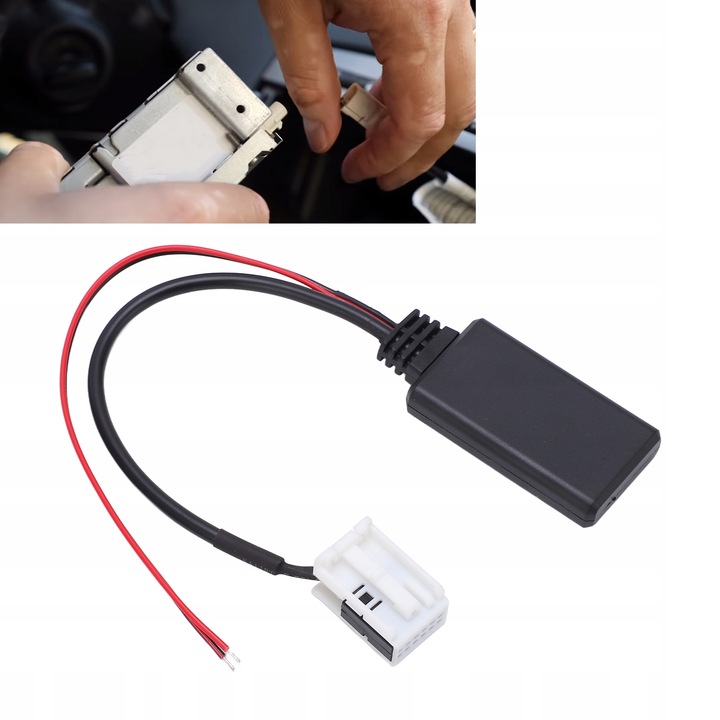 ADAPTER MODUŁ BLUETOOTH AUX PEUGEOT RADIO RD4 VDO