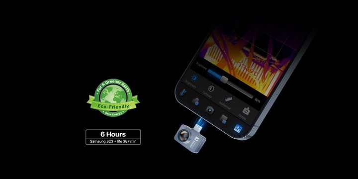 Kamera termowizyjna THERMAL MASTER IOS LIGHTING/USB C P2PRO+NAKŁADKA MAKRO