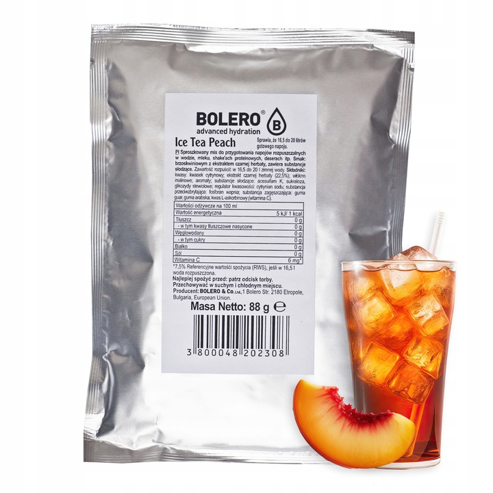 Bolero 88g Ice Tea Peach