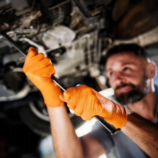 Rękawice Nitrylowe Mercator GOGRIP ORANGE Pomarańczowe 50 sztuk XXL