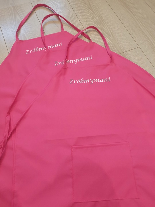 fartuch fartuszek kosmetyczny flex nadruk logo napis nazwa imię prezent