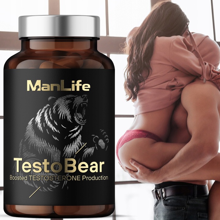 TESTOSTERON tabletki | Naturalny Booster TESTOSTERONU | ManLife TestoBear
