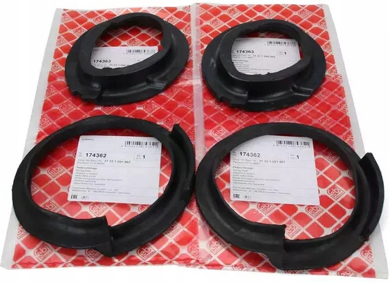 FEBI PODKŁADKI SPRĘŻYNY BMW 3 E46 5 E39 E60 E61