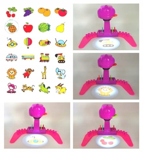 PROJEKTOR DO NAUKI RYSOWANIA RZUTNIK RÓŻOWY ZESTAW