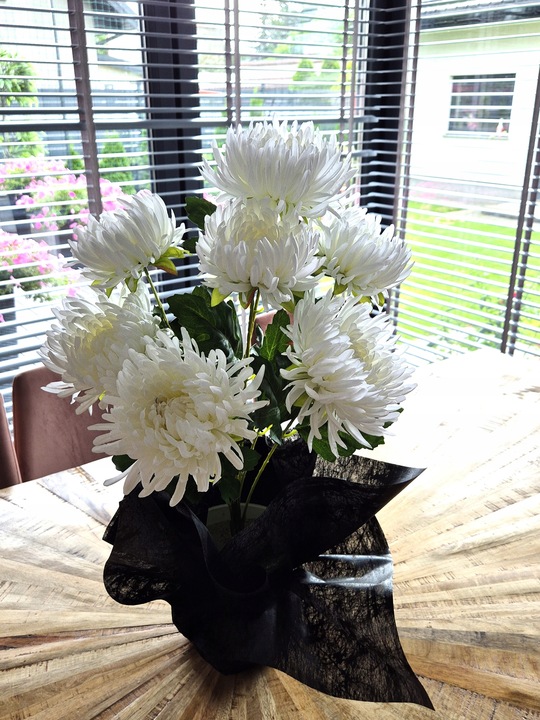 Chryzantema bukiet sztuczne kwiaty chryzantema xxl