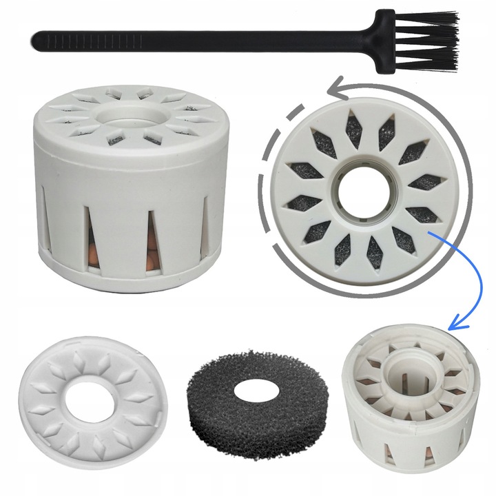 Nawilżacz powietrza AUTOMATYCZNY + AROMATERAPIA 3w1 +12 OLEJKÓW FILTR