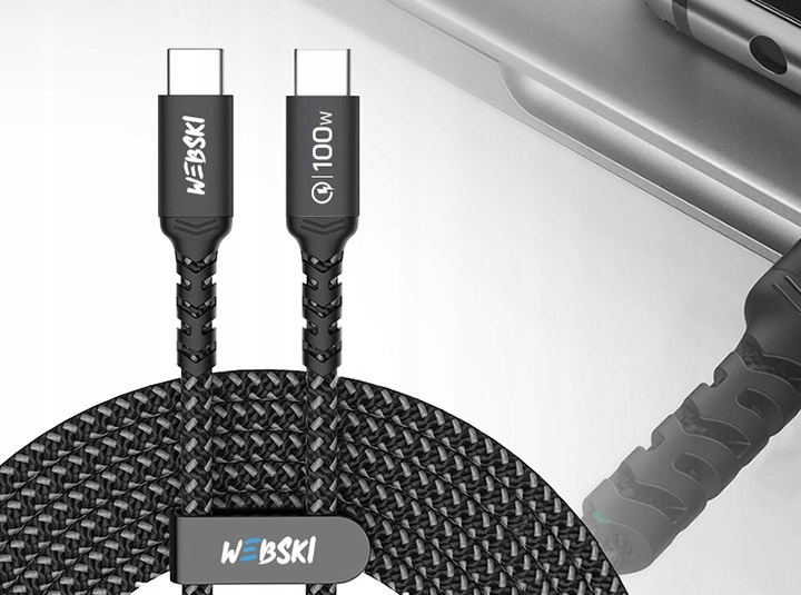 ZESATAW DO SZYBKIEGO ŁADOWANIA TELEFONU SZYBKA ŁADOWARKA I KABEL 1M C-C